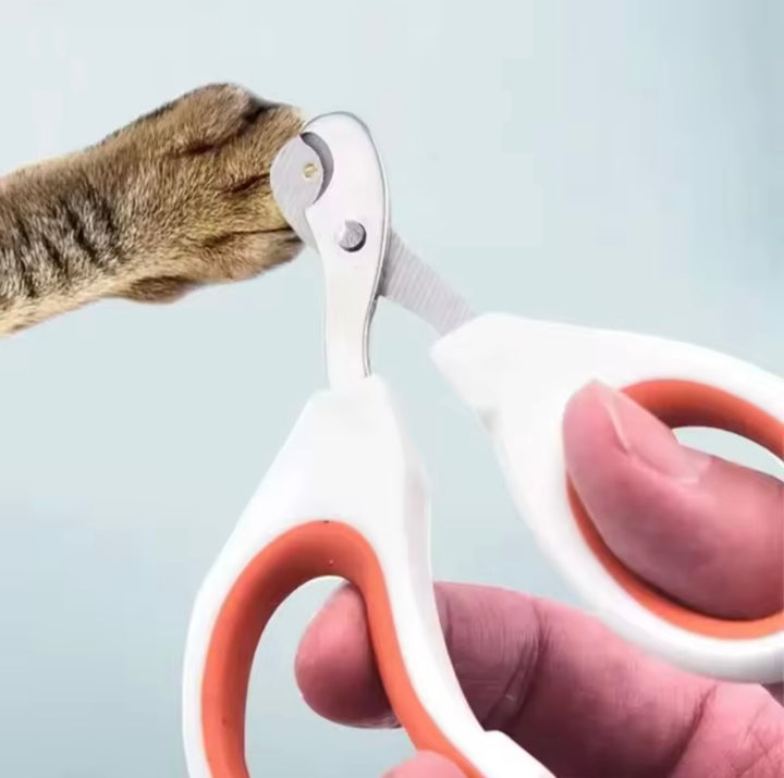 Professional Pet Nail Clippers – Stainless Steel Trimmer for Cats, Small Dogs & Puppies
