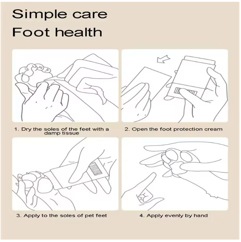 Pet Paw Care Balm – Soothing Cream for Cracked Pads, Nose & Foot Protection